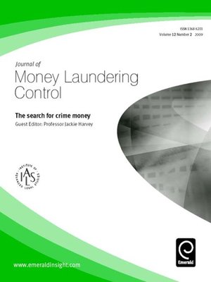 cover image of Journal of Money Laundering Control, Volume 12, Issue 2